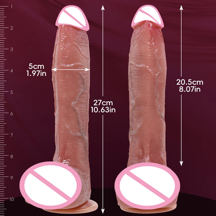 Huge Black Dildos Adult Sex Toys for Women Realistic Dildo Double Layered Liquid Silicone Thick Penis Woman Masturbation Penis