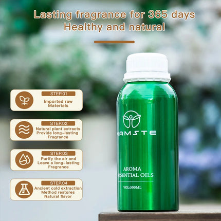 NAMSTE 500ML Perfume Fragrance Oil Essential Oil Electric Diffuser Room Home Aroma Diffuser Essential Oil air purifier Freshener