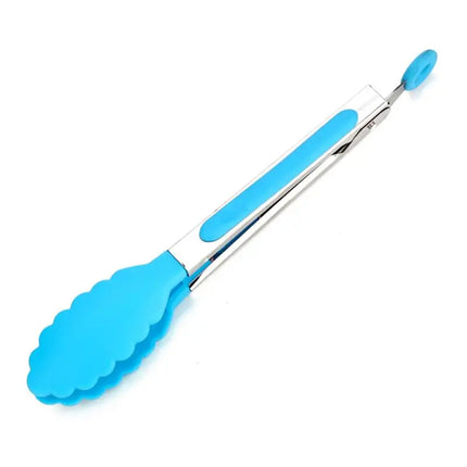 BBQ Gadgets Silicone Non-Slip Food Tong Kitchen Tongs utensil Cooking Tong clip Clamp BBQ Salad Tools Grill Kitchen Accessories