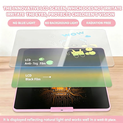 16/13/11 Inch Rechargeable Version LCD Drawing Tablet Doodle Writing Board Painting Handwriting Pads Electronic Magic Board Gift