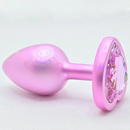 1pcs, Heart-shaped anal plug, Gem base butt plug, beginner to expert, anal stimulation, couple masturbator adult sex toys, anal