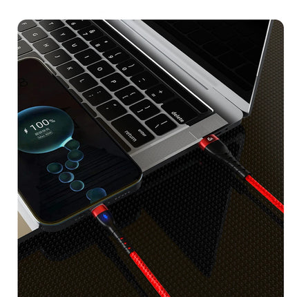 66W 6A Fast Charger Type C Cable USB C 1m 2m 3m Nylon Cable For iPhone 13 12 Xiaomi Huawei Samsung iPad For iphone charger Cable