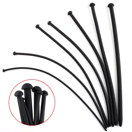 7pce Set Silicone Prostate Urethra Plug Urethral Dilator Stimulator Penis Plug Sounding Male Masturbator Adult Sex Toys For Men