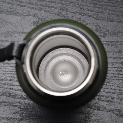 304 Stainless Steel Thermos Bottle Large Capacity Vacuum Flask Insulated Tumbler with Rope for Tea Drinks Cold and Hot  Water