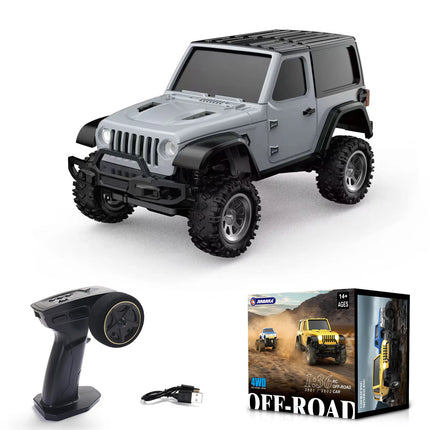 1/36 RC Crawler Car 4WD Mini Radio Control Off-road Vehicles Light System RC Car Remote Control RTR Hobby Model Gift