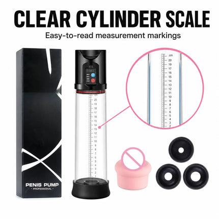 Adult Sex Toys Vacuum Pump Electric Penis Enlargement Extend Pump Enhanced Penis Male Masturbator Penis Pumps for Men Erections