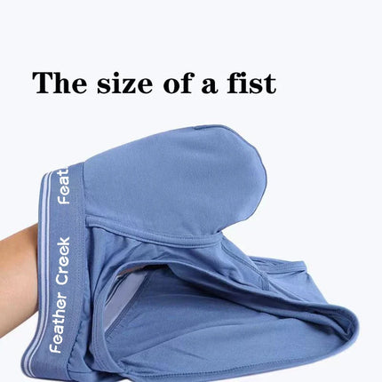 Large Pouch Men's Panties U Convex Front Pocket Flat Foot Triangle Sexy Shorts Fashionable Underwear for Men