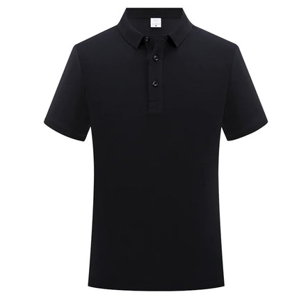 Custom Logo Summer Business Polo Shirt 100% Cotton High Quality Collar Short Sleeve Embroidery Design Printing Pattern