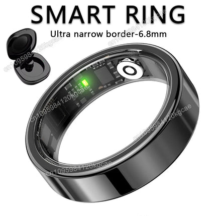2026 New Smart Ring Heart Rate Blood Oxygen Sleep Monitor Motion Tracking IP68 5ATM Waterproof Men Women Smartring Holiday Gifts
