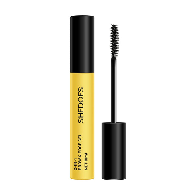 1PC 2-in-1 eyebrow styling gel, waterproof, long-lasting, non-caking, easy to apply, and shapes natural eyebrows