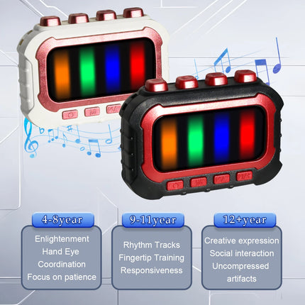 Rhythm Flick Music Toys, Finger Rhythm with Lights and Musics for Kids 20 Rhythm Tracks 4 Modes Games Gifts for Boys and Girls
