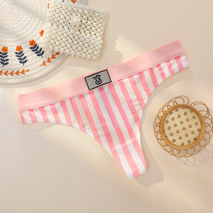 Victoria's Secret High Waist Underwear Sexy Lingerie Women Panties Seamless Lace Thongs Comfortable Breathable Panty