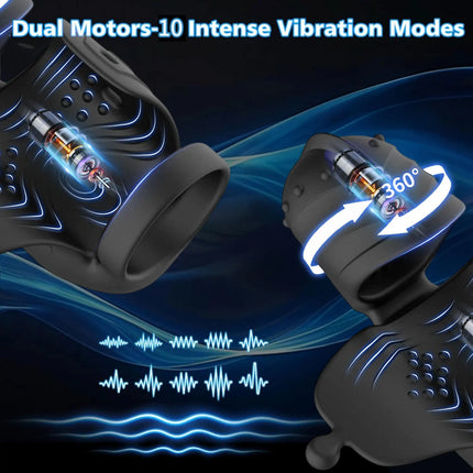 Male Sex Toy Penis Vibrator Male Masturbator Adult Toys for Men Penis Trainer 360° Swing Glans Training APP Control Cock Ring