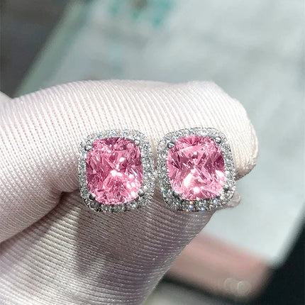 CZ Stud Earrings / Boucles Zircone