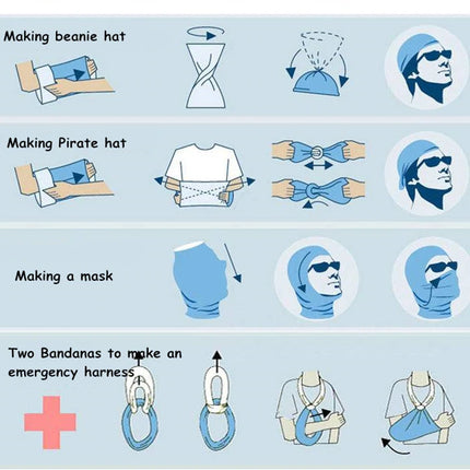 Gradient Magic Seamless Cycling Bandanas Men Balaclava Bycycle Fishing Mask Protection Half Face Shield Bicycle Bandage