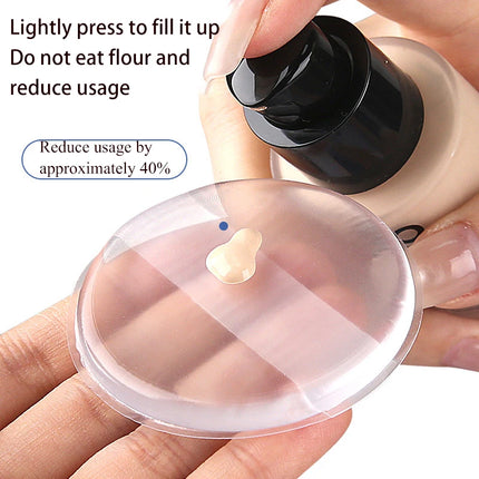 Soft Silicone Gel Powder Puff Sponge For Cosmetic Face Foundation BB Cream No Powder Eating Powder Cosmetic Puff Makeup Tools