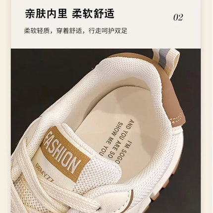 Sports Shoes for Women 2024 Spring New Super Hot Versatile Anti slip Casual Women's Shoes Soft Sole Running Little White Shoes