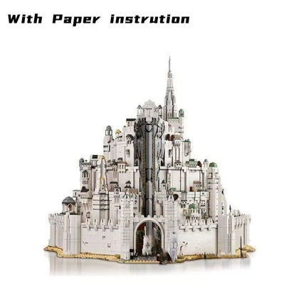 8278pcs The City Minas Tirith Capital Dispaly Model Bricks Building Blocks Kit Cheapest Set Gifts for Adults for Home Decor
