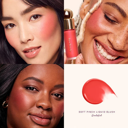 Popular Cosmetics Brand Rare Beauty Silky Skin Liquid Blusher Long-lasting Stay-put Contour Natural Highlight Original Makeup