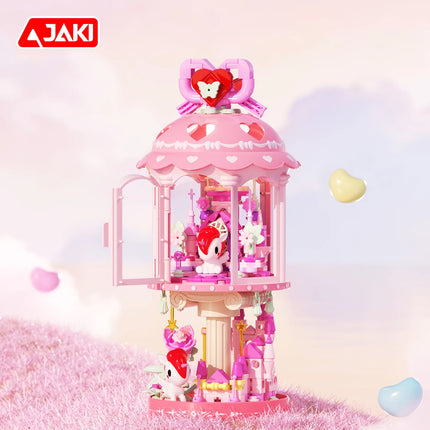 JAKI High Brick Building Blocks Toys Set, Forest Lighthouse Night Light, Home Decor, Educational Building Toys, Birthday Gift