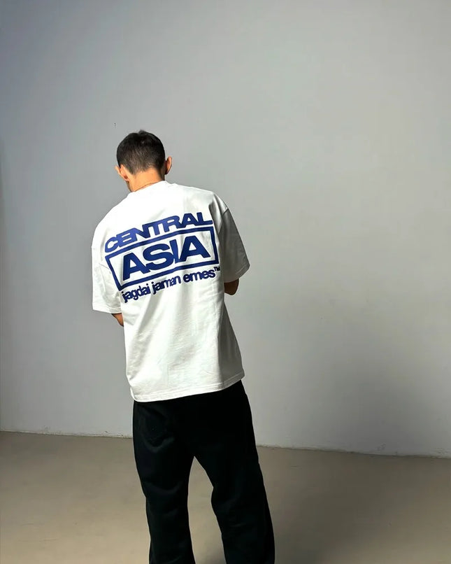 American Light Luxury Tops Trendy Brand Printed Cotton T-shirts Men Harajuku Y2K High Street Casual Oversize Short-sleeved Women