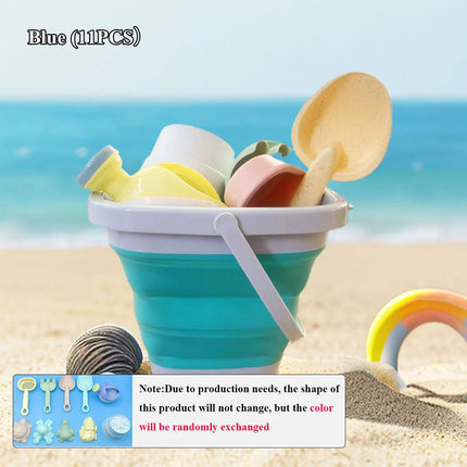 11 /1PCS Beach Toys for Kids Sand Toys Set for Toddlers Sandbox Toys with Bucket Shovel Rake Set Summer Outdoor Children Gift