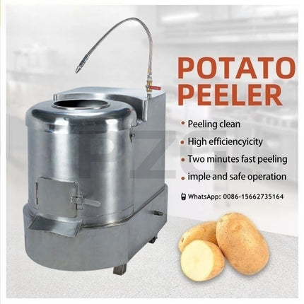 8kg 15kg 30kg Electric Automatic Small Sweet Potato Skin Peeler Cleaning Washing And Potato Peeling Machine For Commercial