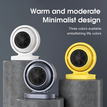 380W Electric Heater Portable Desktop Fan Stove Warm Air Blower Mini Radiator Home Office Room Warmer for Winter Low Consumption