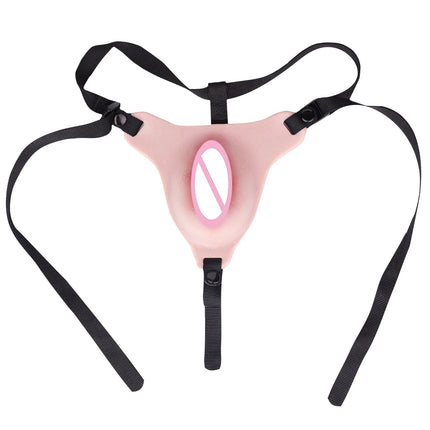 ANOSX Silicone Chastity Cage Device Male Chastity Belt Strapon Penis Sleeve Realistic Clitoris Vagina Wish BDSM Sex Toys For Men