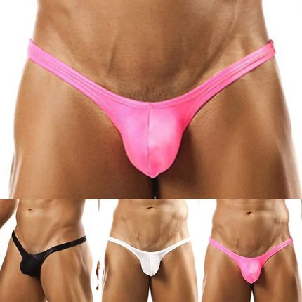 Mens Thong Underwear Sexy Print U-convex Pouch Men Thongs & G Strings Tangas Hombre Ropa Interior T-back Thongs