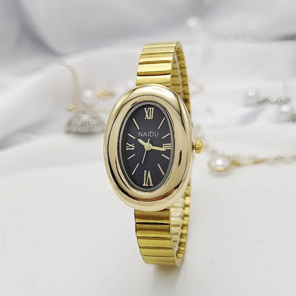 Famous Brand Women Gold Quartz Watch Luxury Ladies  Adjustable Stainless Steel Strap Wristwatches Gifts Reloj Mujer Dropshipping