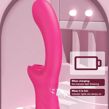 Powerful Sucker Vibrator Female Sucking Oral Clitoris Vagin Nipple Stimulator Massager Masturbation Adults Sex Toys for Women
