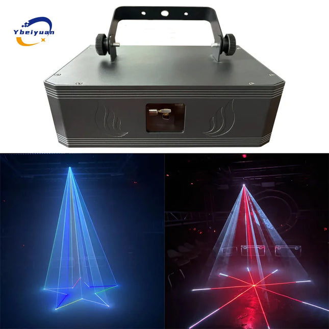 With Bluetooth APP function 1W 2W 3W 3D animation projector RGB full color stage effect DJ disco bar club wedding party light