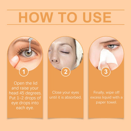 Bee Honey Eye Drops Fatigue Dry Eyes Astigmatism Blurred Vision Reliever Refreshing Improve Eyesight Soothing Eye Care Products
