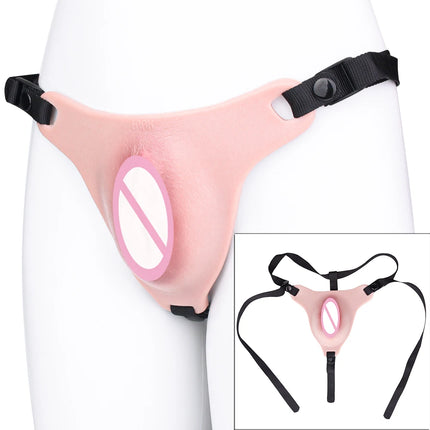ANOSX Silicone Chastity Cage Device Male Chastity Belt Strapon Penis Sleeve Realistic Clitoris Vagina Wish BDSM Sex Toys For Men