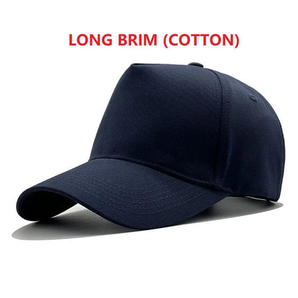Quick Dry Baseball Hat for Men and Women, Hard Top, High Crown, Sports Hip Hop Caps, Big Head, Outdoor,