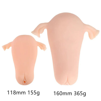 Realistic Women Uterus Vagina Masturbation Device Aircraft Cup Penis Simulation Pocket Pussy Breast Ball Adult Sex Toys for Man
