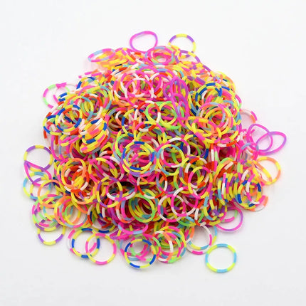 600 Diy Toys Rubber Bands Bracelet for Kids or Hair Craft Loom Bands Refill Rubber Band Make Woven Bracelet DIY Christmas Gift