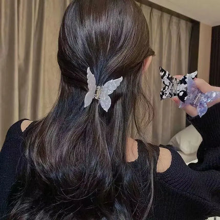 New Vintage Acetate Hair Claw Clip Sweet Butterfly Hair Clip Hairpin Barrettes Trendy Hair Accessories Barrettes for Women Girls