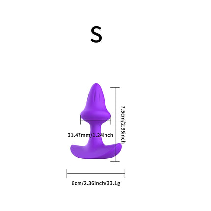 Anal Dildo Plug Soft Silicone Butt Plug Stimulator Anal Dilation Adult Sex Toys for Men Women Prostate Massager Anal Trainer