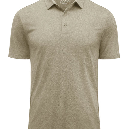 TACVASEN Men's Polo Shirts Short Sleeve Moisture Wicking Lightweight Athletic Casual Collared Golf Shirt Summer Work Polo Shirts