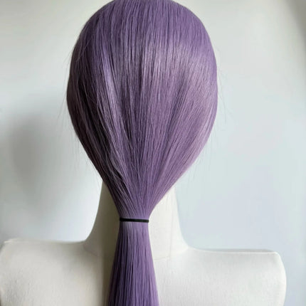 Ashely Light Purple Wig Special Grey-purple Lace Front Wigs 13*4 24inch Long Straight Synthetic Lace Wigs for Cosplay Party