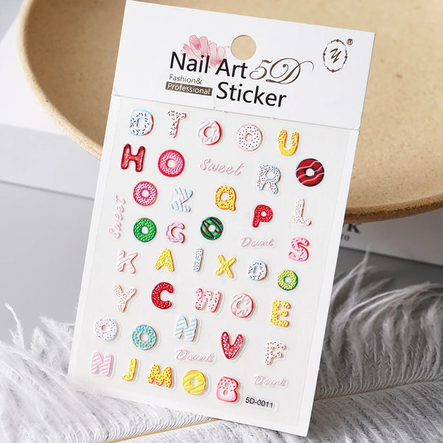 5D Nail Art Stickers / Stickers Ongles 5D