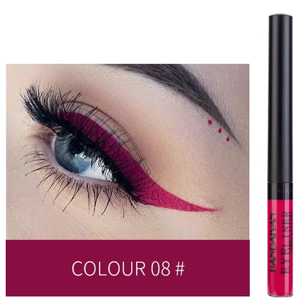 Waterproof Matte Liquid Eyeliner Long Lasting Quick Dry Non Smudging UV Luminous Gel Makeup for Smokey Eyes