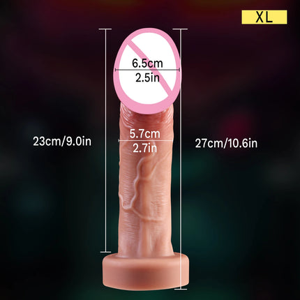 Big Glans Dildo Realistic Penis Soft Silicone Vagina Orgasm Anal With Huge Suction Cup Adults Toys Sex Toys For Women Man 18+