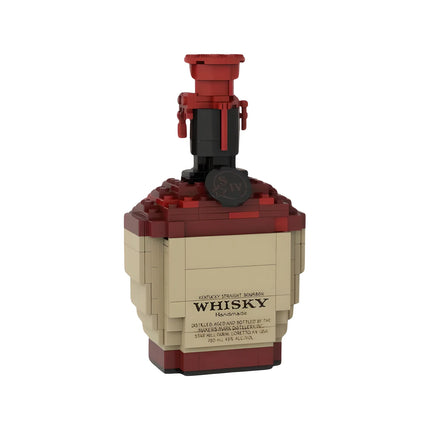 New Creative Whiskey Bottle Building Blocks, 3D Puzzle DIY Model Kits for Adults, Home Bar Decoration, 10 Styles Available