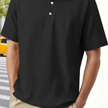 Summer Men's Cotton Linen Casual Polo Shirt Quick Dry Short Sleeve T-shirts Male Tops Turn-down Collar Pullover Men Polo Shirt
