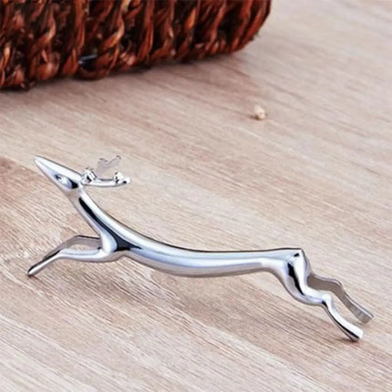 Dinner Table Supplies Zinc Alloy Cutlery Bracket Holder Silver Fawn /Little Dog Shape Cutlery Storage Cute Tableware Rack Holder