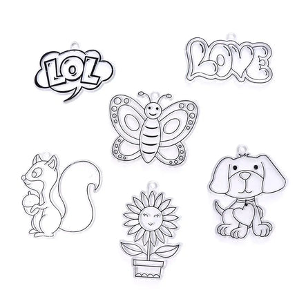 Home Decor Cartoon Birthday Gifts DIY Art Craft Filing Drawing Board Window Painting Toys Sun Catcher Hanger Suncatchers Craft