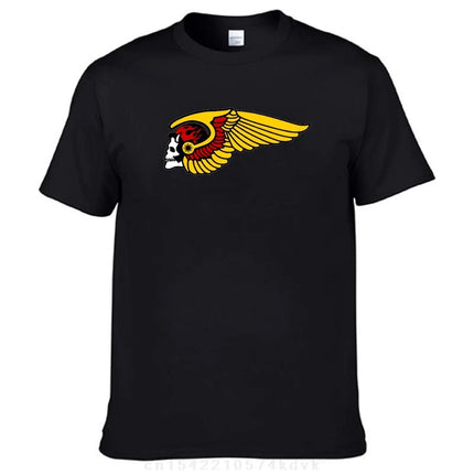 H-Helles T-Shirt Summer Popular Logo A-Angeles Y2K Casual T-Shirts Cotton Novelty T-Shirt For Men Short Sleeve Design Tops